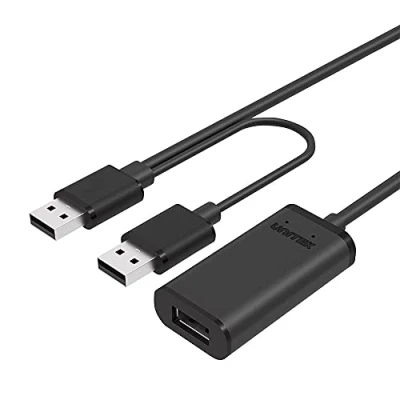 Image de UNITEK Y 277 câble USB 5 m 2.0 2 x A Noir