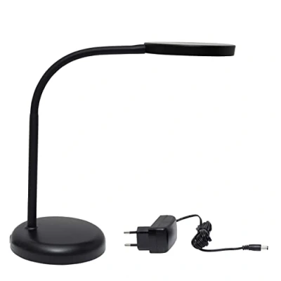 Image de MAUL Lampe LED MAULjoy bureau sur pied stable Petite de peu encombrante pour la table et le flexible avec température couleur 3000K Noir