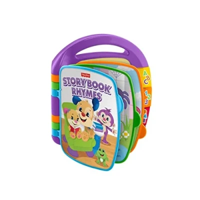 Image de Fisher Price Livre Musical Bébé Interactif Jouet D&#039;éveil 6 Mois et Plus Comptines Sonore Jouets Musicaux Livres Idée Cadeau Mois, Version: UK Anglais , CDH26