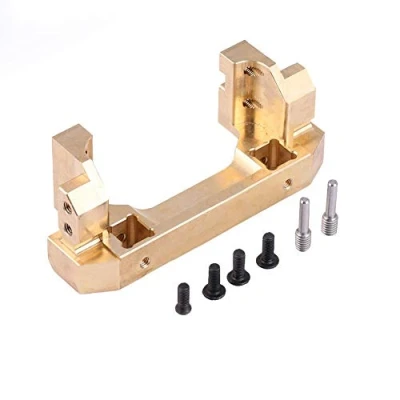 Image de Dilwe Pare Chocs Avant en Laiton pour Voiture RC avec support de Traxxas 4 Crawler