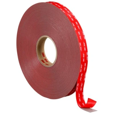 Image de 3M VHB 4991F, Ruban Adhésif Mousse Double Face Excellente Adhésion à la Plupart des Métaux, le Polycarbonate et ABS Gris, 19 mm x 5.5 m, 2.3 (1 Rouleau)