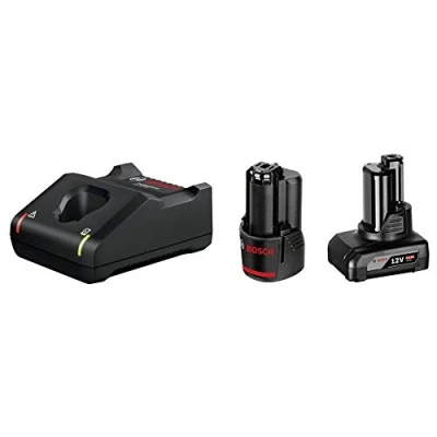 Image de Bosch Professional 12V System set de base (batterie GBA 2.0 Ah + batterie 4.0 chargeur GAL 40, dans boîte carton)