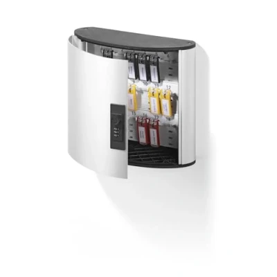 Image de Durable 196923 Keybox Code Armoire pour 18 Clés Fermeture Par Combinaison à avec 6 Porte Key Clip