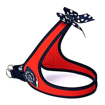 Image de Tre Ponti Easy Fit Fashion Polka Dot Bow Click Verschluss Rot Schwarzer Rand GR. 2,5