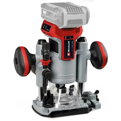 Image de Einhell Professional Défonceuse affleureuse combinée sans fil TP RO Set 18 Li BL Solo Power X Change (18 V, moteur charbon, avec accessoires et sac) Livré Batterie ni Chargeur