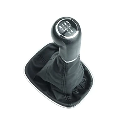 Image de Do!LED Pommeau de levier vitesse + soufflet cadre 5 vitesses compatible / Pièce rechange pour Opel Corsa D E