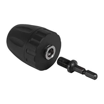 Image de DeWin Mandrin Visseuse, Adaptateur Foret Visseuse 3/8 24UNF 0.8 10MM Clip de sans Clé avec Tige Hexagonale 1/4 &#039;&#039;