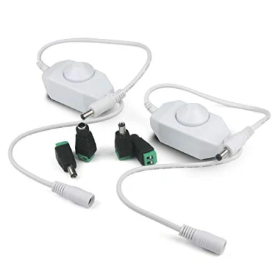 Image de Taikuwu 2Pcs 12V/24V 6A LED Variateur Controleur Ajuster Luminosite pour Simple Couleur Clair, Blanc