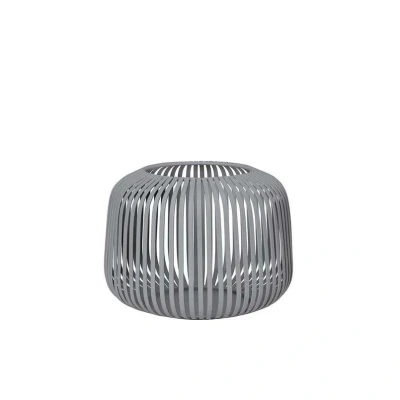 Image de Blomus Lanterne Gris Acier Small Dimensions (ØxH): 20,5 x 17 cm, Blanc