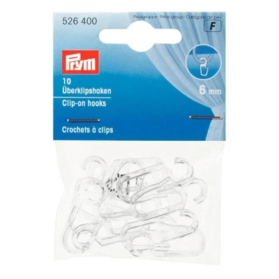 Image de Pym Clip on Transparent (6 mm) Crochet 1 unité
