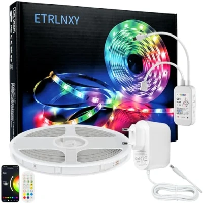 Image de WiFi Ruban LED 20m, Bande RGB Fonctionnant avec Alexa et Google Assistant, Contrôle tuya App Intelligente, DIY Scènes Mode,Synchronisation Musicale,Smart Lumières pour Chambre,Fête,Cuisine