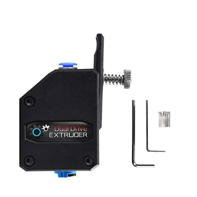 Image de 3DMAN Bowden Dual Drive Extruder Universal Geared for Ender 3 V2/Pro, Series, CR10 Anycubic Mega S, Tevo Tornado, Wanhao D9, Anet A8 E10, Prusa I3 and DIY 3D Printer