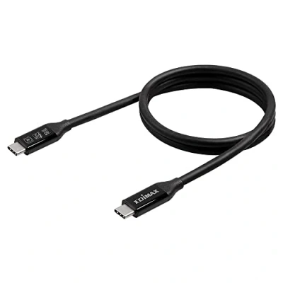 Image de EDIMAX Câble USB USB4™, Thunderbolt™ 3 C® mâle 1 m noir UC4 010TB V2