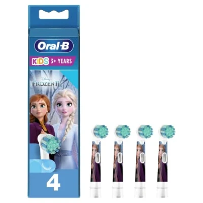 Image de Têtes de brosse à dents électrique ORAL B EB10S 4 pièces Disney FROZEN II Extra douce