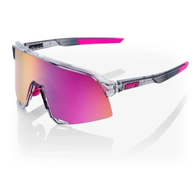 Image de 100percent Occhiale S3 TOKYO Traslucent Grey, Purple Mirror Lens