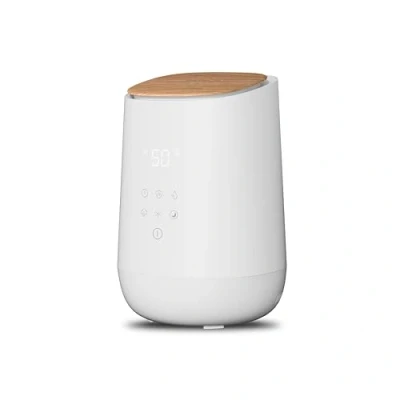 Image de medisana AH 680 Humidificateur d&#039;air à ultrasons, nébuliseur avec fonction minuterie pour chambre coucher, salon et d&#039;enfant, mode sommeil silencieux, pads d&#039;arôme parfum éthéré inclus