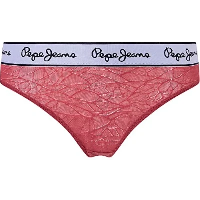 Image de Pepe Jeans String en Maille sous vêtements Style Bikini, Rouge (Red), XS Femme