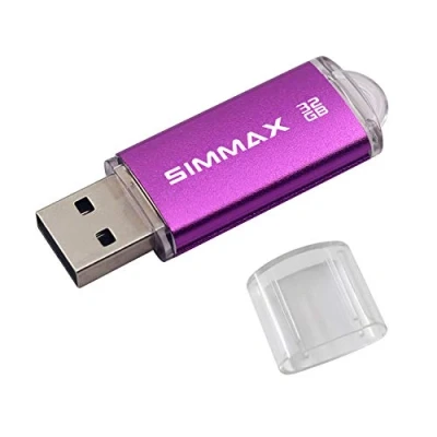 Image de SIMMAX Clé USB 32 Go Mémoire Stick 2.0 Flash Drive Stockage Disque Pendrive (32Go Violet)