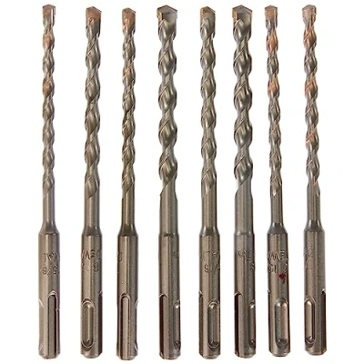 Image de DeWalt DT60300 QZ Foret SDS Plus, Argent, Set de 8 Pièces