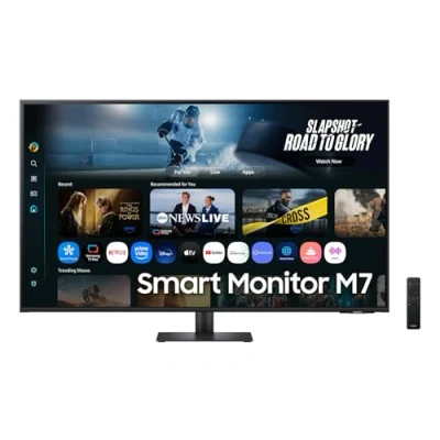 Image de Samsung 43&quot; Smart Monitor (M70F) 4K UHD 60Hz 4ms Vision AI, 109,2 cm (43&quot;), 3840 x 2160 Pixel, Ultra HD, LCD, 4 ms, Schwarz