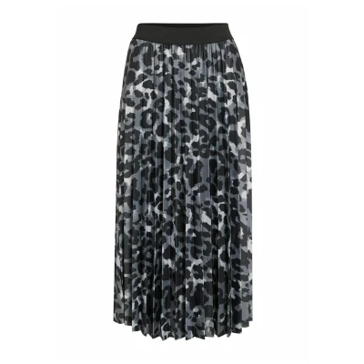 Image de VILA Vinitban MIDI NOOS Jupe trapèze, Femme, Taille: Small, Glacier gray