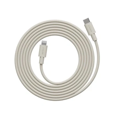 Image de Avolt Cable 1 USB C to Lightning 2m Beige