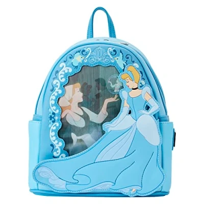 Image de Loungefly Backpack Sac à Dos, Bleu, Taille Unique Mixte