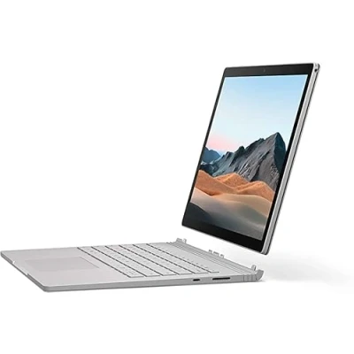Image de 2017 Microsoft Surface Book 2 avec Intel Core i5 7300U (13.5 pouces, 8 Go RAM, 256 SSD Stockage) (QWERTY Anglais) Platine (Reconditionné)