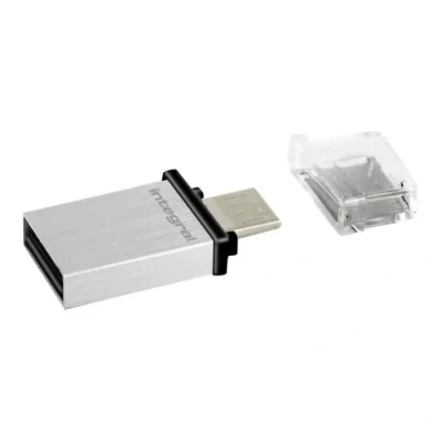 Image de Integral Micro FUSION USB 3.0 OTG lecteur flash 16 Go Type A / 3.2 Gen 1 (3.1 1) Blanc Neuf