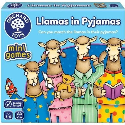 Image de Orchard Toys Llamas in Pyjamas MiniTravel Game, Multi, One Size