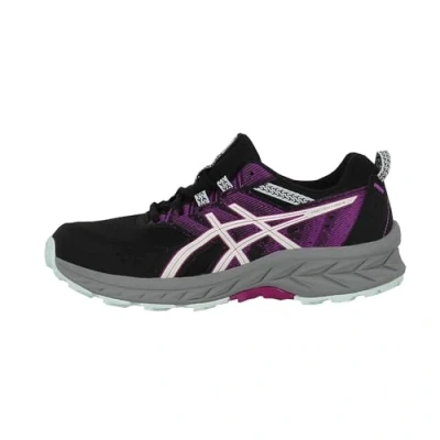 Image de Asics Preventure 9 Unisex Chaussures de running pour enfants, Taille: 39, Black/soothing sea Imitation cuir/textile