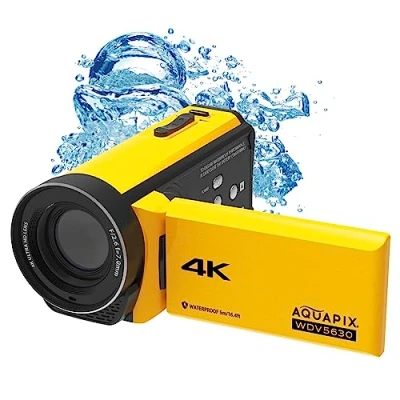 Image de Easypix WDV5630 Yellow Caméscope 7.6 cm 3 pouces 13 Mill. pixel jaune