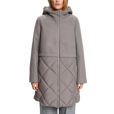Image de ESPRIT 093eo1g329 Jacket, Gris Clair, S Femme