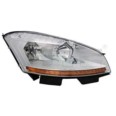 Image de TYC 20 11256 05 2 Phares gauche H7, H6W, H1 jaune pour circulation à droite avec moteur électrique CITROËN: C4 Picasso 1, I Grand