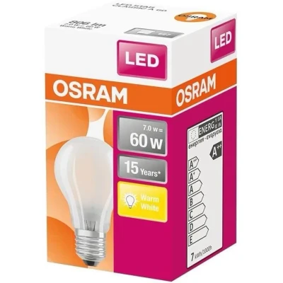 Image de Osram Led retrofit classic a gl fr 60 7w/827 220 240v e27 4058075112506