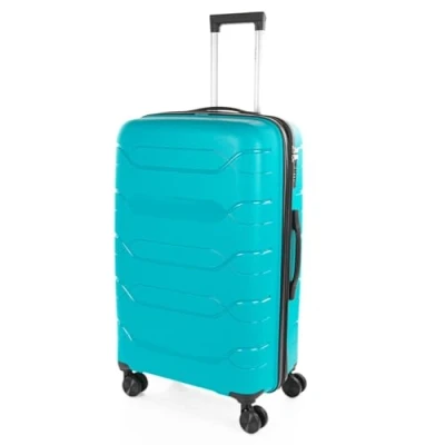 Image de ITACA Valise Grande Taille Rigide 4 roulettes Résistante XXL Légère Soute Avion de Voyage en Matériau PP. Combinaison TSA, Turquoise
