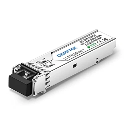 Image de QSFPTEK Gigabit SFP Module 850nm 550m DDM Mini GBIC LC Multimode 1000BASE SX Émetteur récepteur pour Cisco GLC MMD/GLC MM, Ubiquiti UF MM 1G, Netgear, Mikrotik, D Link