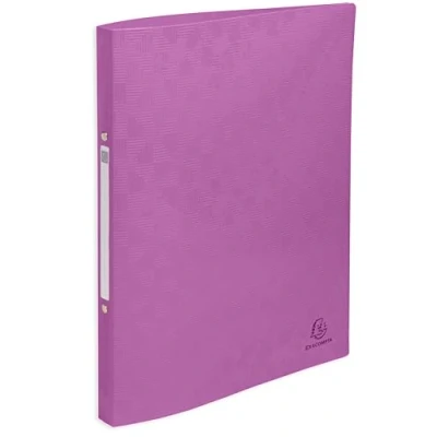 Image de Exacompta Réf. 54910E Carton de 20 classeurs souples Pop&#039;N Co PP recyclé 2 anneaux ronds dos mm Format extérieur : 32x25 cm à classer A4 4 couleurs assorties