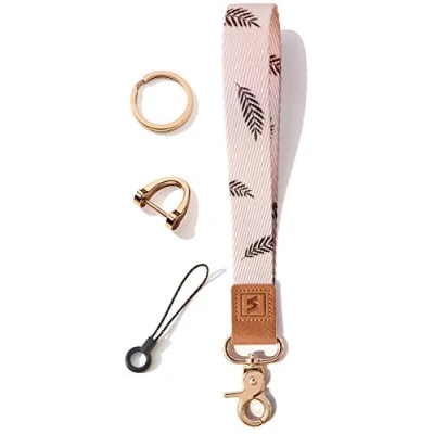 Image de SENLLY Porte clé Lanière de Poignet, Conception Motifs Originale Cordon pour Clés