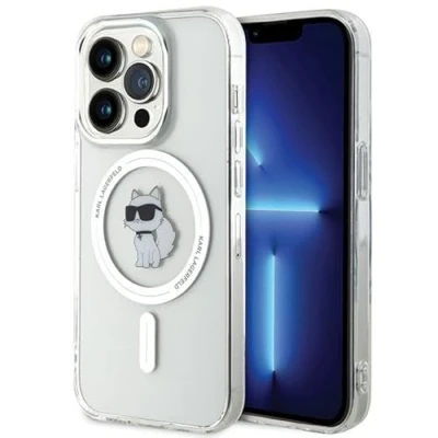 Image de KARL LAGERFELD KLHMP15LHFCCNOT Coque Rigide Transparente pour iPhone 15 Pro 6,1&quot; Choupette IML