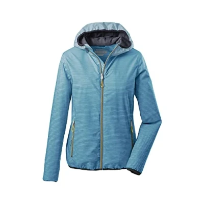 Image de Killtec Femme Trin Wmn Jckt Veste fonctionnelle capuche compressible, acqua, 34 EU