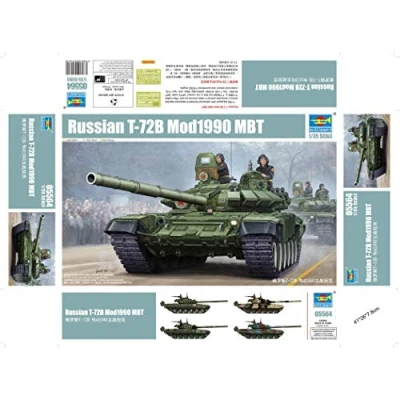 Image de Trumpeter 1 : 35 T 72b Mod 1989 MBT (Tourelle de Fonte)