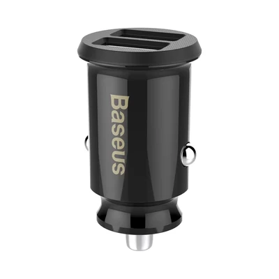 Image de Baseus CCALL ML01 Chargeur voiture de téléphone mobile 2x USB noir