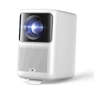 Image de Home Projecteur【Native 1080p HDR &amp; Auto Focus】 Dangbei Jeu Cinéma Vidéoprojecteur, 400 lumens ISO, 2*6W Haut Parleurs, Netflix Officielle, Wi Fi/Bluetooth, pour Phone/PS5/PC Game/TV Stick (N2 Blanc)