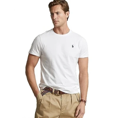 Image de T Shirt pour Hommes Custom Slim Fit en Jersey (as4, Alpha, x_l, Regular, White)