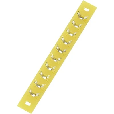 Image de Barrette à souder simple rangée TRU COMPONENTS 530538 Nbr total de pôles 10 Epoxy (L x l H) 74 9 1.5 mm 1 pc(s)