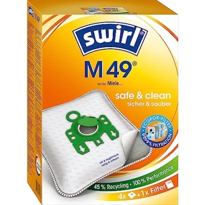 Image de Swirl Lot de 4 sacs pour aspirateur et 1 filtre Y 12 MP Plus Airspace