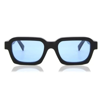 Image de Lunettes De Soleil Retrosuperfuture Foe Caro Col. Azure Unisexe Carré Noir