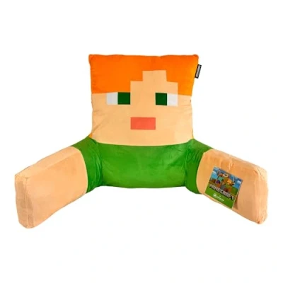 Image de phoenix group AG Minecraft Alex Coussin de Lecture avec Rembourrage, Doux et velouté, Repose Bras