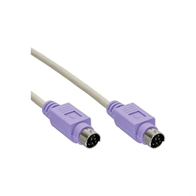 Image de Câble clavier/souris INLINE PS/2 2m Violet Mini DIN 6 broches
